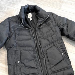 Diesel black puff coat